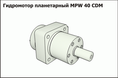 Запасные части Гидромотор Планетарный MPW 40 CDM ТУ 01-017